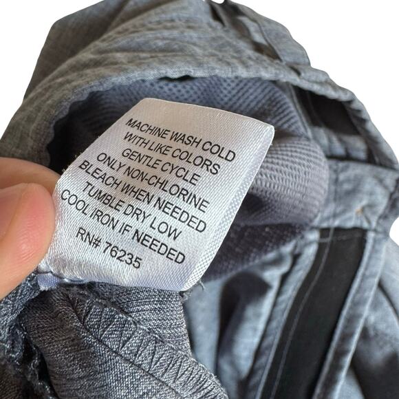 Loco Skailz Hybrid Shorts 42 Gray Stretch Boardwalk Surf Zip Pocket Mens - Picture 8 of 12